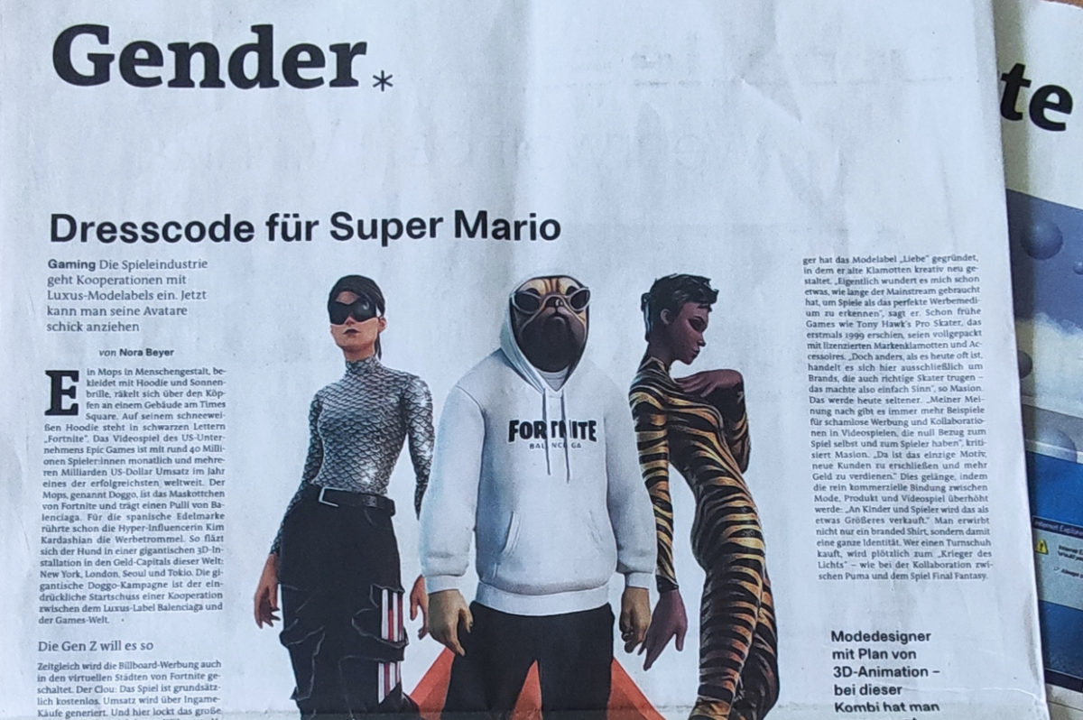 Für der Freitag: Dresscode für Super Mario