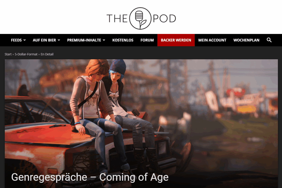 Zu Gast bei The Pod: Coming of Age